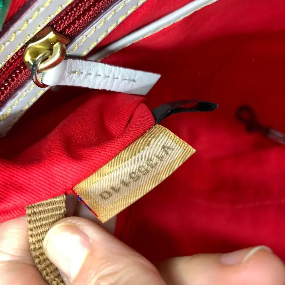 Dooney & Bourke Crossbody Florentine Leather Purse Ecru Large Bags - Picture 15 of 16